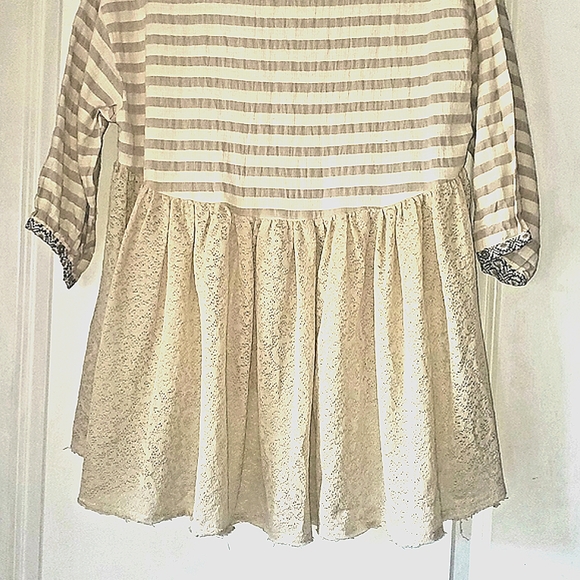 Hyke stripped/aztec high low blouse - Picture 4 of 8